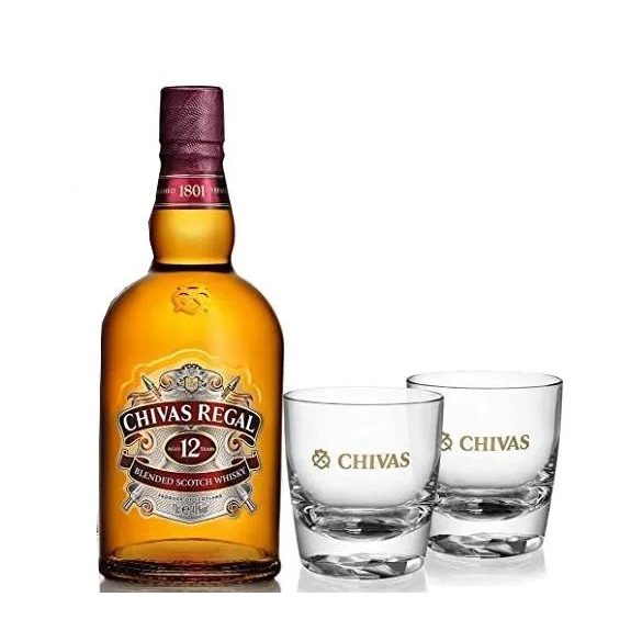 Chivas Regal Whisky 12 years Blended Scotch 0,7l DD. (I Rise)