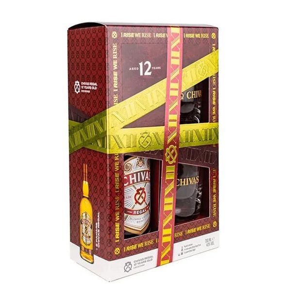 Chivas Regal Whisky 12 years Blended Scotch 0,7l DD. (I Rise)